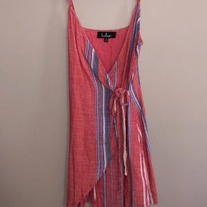 Wrap mini dress